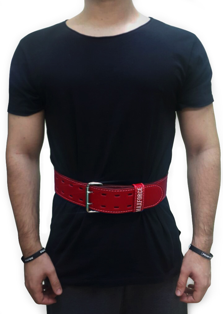 CINTURÃO DE FIVELA EM COURO | VERMELHO/PRETO - Imagem 9