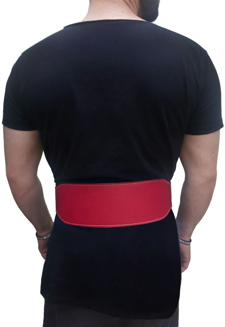 CINTURÃO DE FIVELA EM COURO | VERMELHO/PRETO - Imagem 10